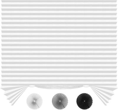 China UV Protection 25 mm Modern Indoor Cordless Pleated Paper Blinds Customized Pleated Cordless Paper Blinds White Paper Blinds With Tape for sale