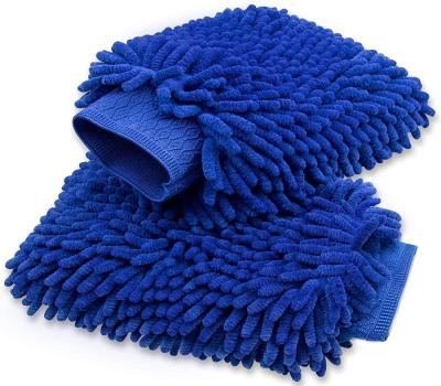 China Lichte 53g Autoverwarming Mitt voor krasvrij Microfiber Auto Reiniging in Grote Grootte Te koop