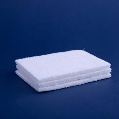 China 16 Inch White Industrial 15*10cm Fiber Kitchen Sponge Scouring Pad for UV Protection for sale