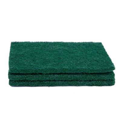 China Production Name Heavy Duty Green Scouring Sponges Pad Rolls for Kitchen Cleaning for sale