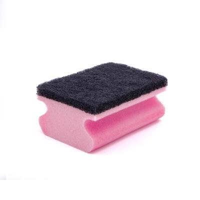 China Sustainable Kitchen Cleaning Sponge with Scouring Pad DH-A1-38 Daily Necessity OEM ODM for sale