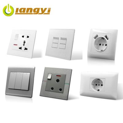 China 5 Pin Switched Socket With Asia Neon CE ROHS Wholesale Electric Power 2 Standard Certification 3 5 Pin Wall Switch Socket With for sale