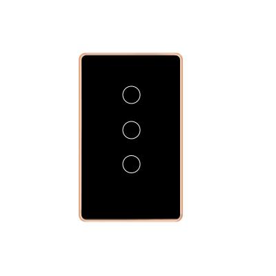 China US Standard Smart Wifi Control Switch Smart Home Indoor Wall Switch 250v 10a Alexa Wifi Zigbee Touch Glass Quality zu verkaufen