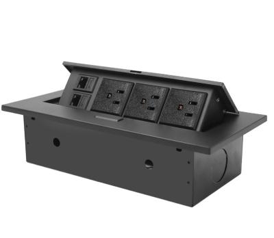 中国 Commercial Modern Hidden In The Office Table Box Power Data Table Connectors Socket 販売のため