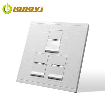 Κίνα Three Gang One Way Good Quality Asin Home Electric Power 16A 3 Way Standard Kitchen Wall Switch προς πώληση