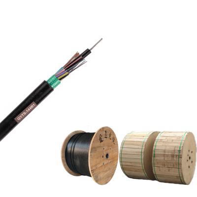 China background & factory price inter office fiber communication single mode 6 12 24 48 96 144 core outdoor fiber optic cable for sale