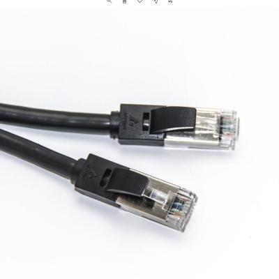 China cat5e cat6 rj45 ftp sftp round patch cord 24awg 26awg wire ethernet shielded round copper patch cable 1m 2m 3m 5m jumper 10m CAT6-SFTP for sale