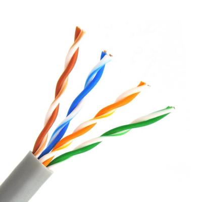 China Gigabit Ethernet sample 1m lan cable copper 4 pairs cat5e 4 pairs 24awg upt for sale