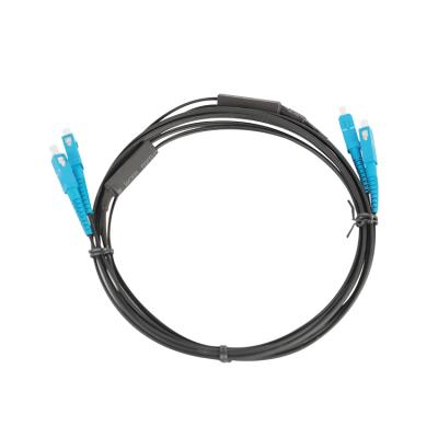 China LAN GJYXCH 1m 2.0mm lc/upc of communication system FTTH CATV data transmission to lc/upc duplex fiber optic drop cable patch cord SC mm for sale