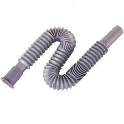 China ICD08 Modern Plastic Flexible Hose Sink Basin Water Drain Flexible Tubing for sale