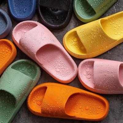 China Fashion Trend EVA Thick Soft Bottom Comfortable Soft-soled Indoor House Slips Slippers For Women for sale