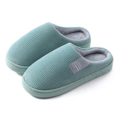 China Winter Factory Stock Round Plush Slippers Indoor Household Slippers for sale