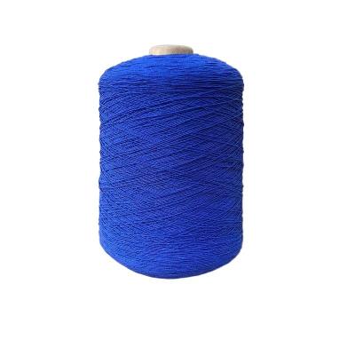 China Rongyang Sustainable Color Rubber Chat 100/75/75 Rubber Covered Polyester DTY Yarn High Elastic for sale