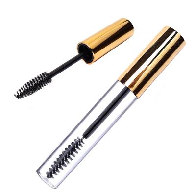 China 10ml Cosmetic Empty Mascara Tubes White/Silver/Gold/Black Lid Eyelash Tube Mascara Bottle for sale