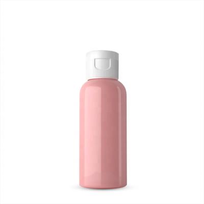 China Wholesale Consumer Electronics Packaging Small Pink 10ml PET Bottle With Clear PET Bottle Top Flip Cap Top Cap for sale