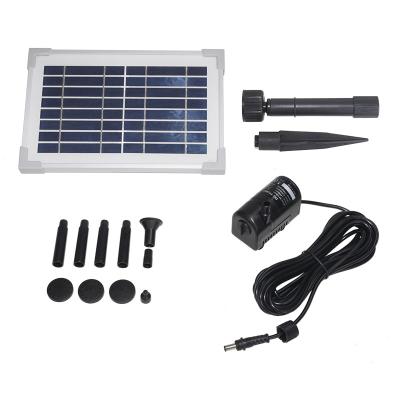 China Family Houses Solar Fountain Pump 8V 260LPH for sale