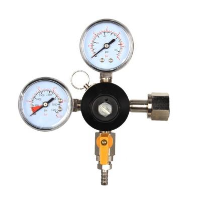 China Good Quality Wholesale Customized Beer CO2 Gas Regulator Cheap High Pressure CO2 Gas Beer Regulator With Gauge for sale