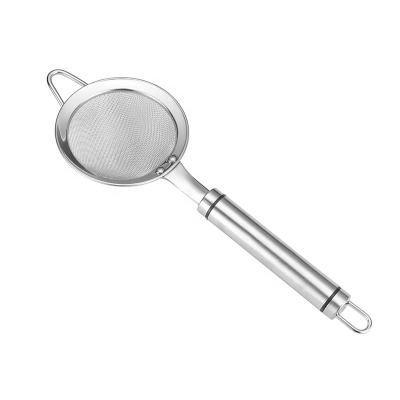 China Sustainable 18/8 Stainless Steel Strainer Kitchen Tools With Different Size for sale