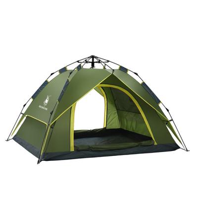 China Diagonal Bracing Type New Style Automatic 3-4 Open Types Portable Premium Outdoor Waterproof Camping Tent for sale