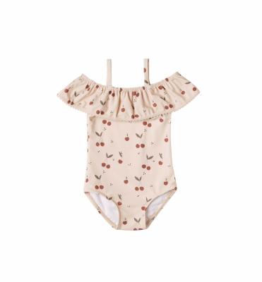 China Breathable Let Us Play Happy In The Water Toddler Baby Soft Little And Cute Beach Swimwear One Piece Bikini for sale