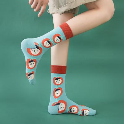 China Funny QUICK DRY like kids combing every young girl and boy adorable crew casual fashion comfortable socks for sale