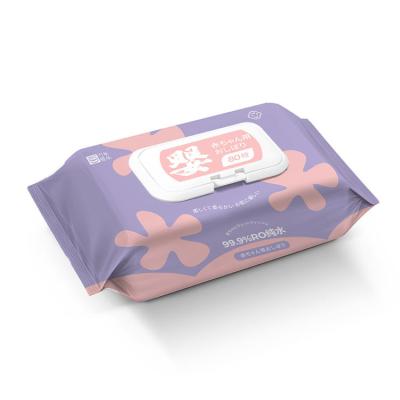 China Cleaning unscented baby wet wipes for kids certified factory baby wet wipes delicate thick quality babi wet wipe for sale