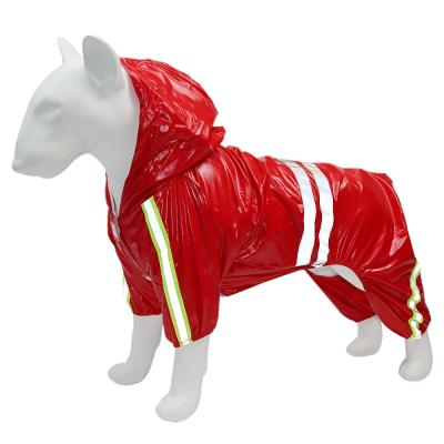 China Manufacturer Good Quality Pu Raincoat Pet Clothes Pet Products New Pet Raincoat for sale