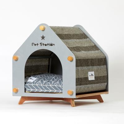 China Safe Luxury Cute Dog Beds Cat Pet House Cute Dog Beds Steel Plate Steel Plate+MLB For Pets for sale