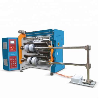 China Factory Easy Operation Film Roll Paper Slitting Machine With Turret Rewinder for sale