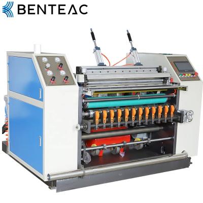 China Factory One Set Roll Feeding Paper Slitter Rewinder Machine for sale