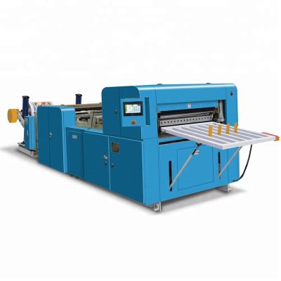 China Active pull and passive pressure tie highly demanded high precision style A4 copy paper cross cutter for sale