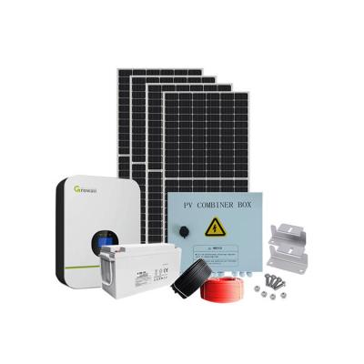 China Full set 10000w solar system 3KW 5KW 8kw 10KW home solar hybrid power system for home for sale