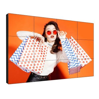 China China Cheapest FCC Tempered Glass Indoor Wall Panel Screen LCD Splicing 3x3 Video Wall for sale