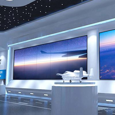 China Indoor Made LCD Video Wall Floor Stand 2x2 Panel 3d 4k Display Screen Mobile Advertising Playing Equipment 65 Samsung 55 Inch Video Wall for sale