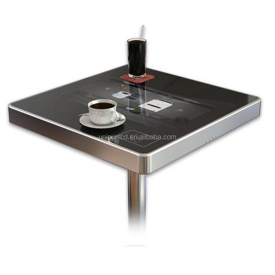 China 22 Inch LCD Touch Screen Indoor Restaurant Coffee Table For 2 Person for sale