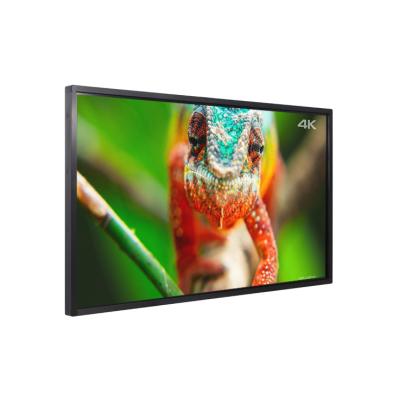 China Metal Case + Tempered Glass Panel 98 Inch UHD Wall Mount LCD Touch Screen Panel Monitor Display for sale