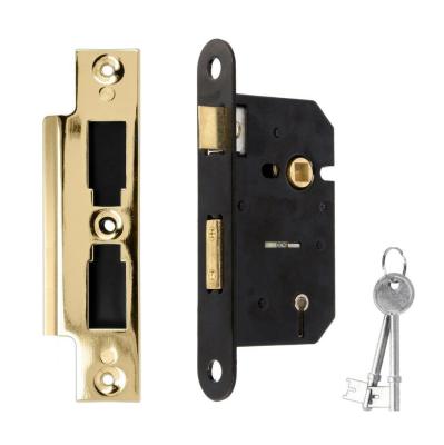 China Professional Dead Lever Sash Mortise Lock Door Safety Interior Door UK Manufacturer 5 Standard for sale