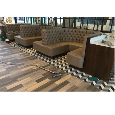 China Restaurant Seating Set Sofa Booth Restaurant Furniture Restaurant Booths Quality Modern Irregular Shape Booth for sale