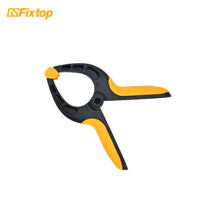 China High Quality Cloth Wood Working Clamp Nylon Fixed Wood Working Tool A Form Plastic Spring Clamps Set for sale