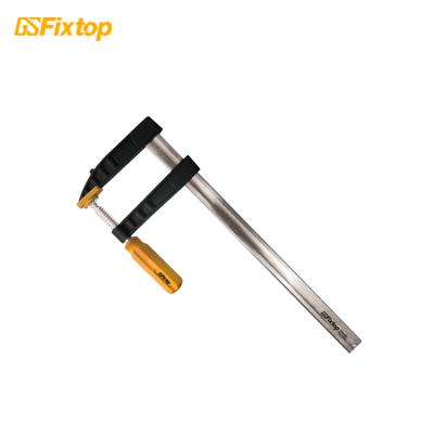 China Metal F Clamp Heavy Duty Metal Malleable Iron PP Handle Working Max Open 12cm F Clamp Quick Release for sale