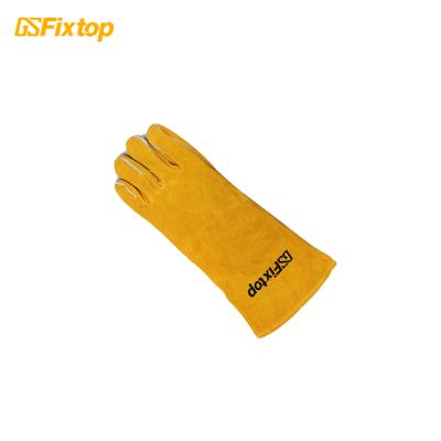 China High Quality Construction/Welding/400mm Welding Gloves Grain Protective Work Men Welding Safety Working Gloves for sale