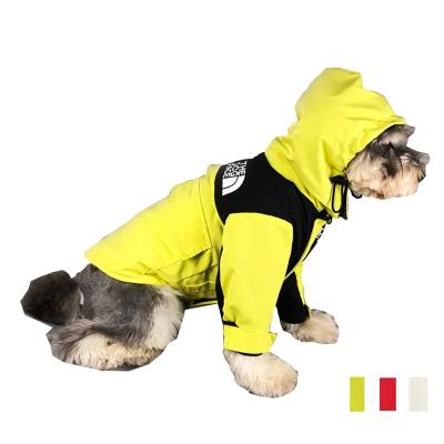 China RTS Stocked Windproof Dog Clothes Winter Autumn Pet Outdoor Jacket Warm Dog Jacket With Removable Hat Lining for sale