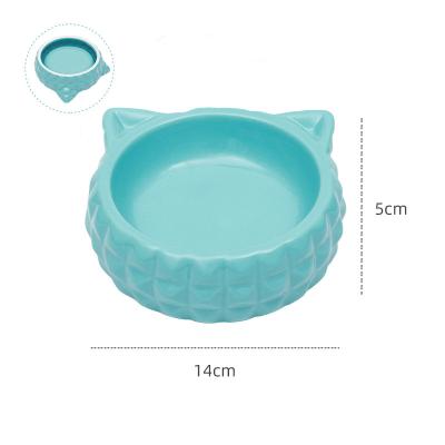 China High Quality Factory Stocked Wholesale Colorful Ceramic Cat Dog Feeding Bowl Pet Bowl Pet Feeder for sale