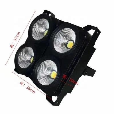 China Hotel DMX 400W COB dj light / warm cool white dmx blinder / 4x100w cob led blinder led stage lights for sale