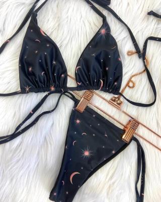 China New two piece plus size fashion swimming suits private women brand hot sexy transparent micro bikini swimwear for sale