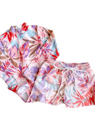 China Low MOQ OEM Children's Sexy Two-Piece Swimwear Kids Swimwear High Quality Breathable Custom Swimwear Swimwear For Girls for sale