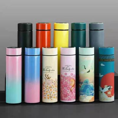 China 2022 Hot Sale Large Capacity Keep Hot Or Cold Travel Mug With LCD Touch Screen Smart Tea Coffee Vacuum Thermoses Mug for sale