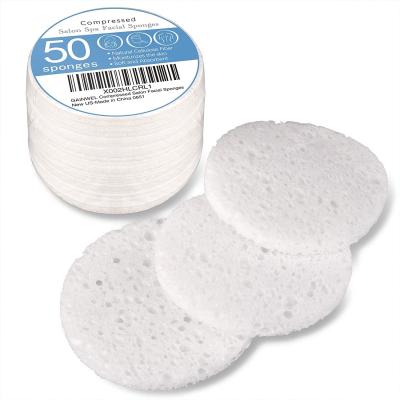 China Viable Hot Sell Wholesale Dry Compressed Colored Cellulose Round Facial Cleansing Sponge for sale