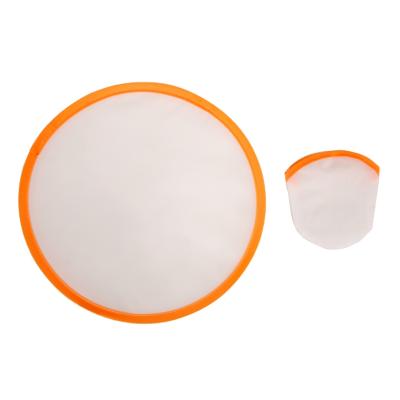 China Inflatable Toy Foldable Twist Nylon Promotional Round Fold and Cold Fan Up Hand Fans with Storage Pocket Flight Disc for sale