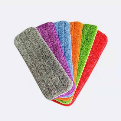 China Replacement Mop Water Spray Mop Viable Flat Pad Microfiber Dry And Wet Dual Use Handless Cloth for sale